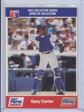 Gary Carter 1992 Diet Pepsi MSA Collector Series Card 12 of 30 Grade MT