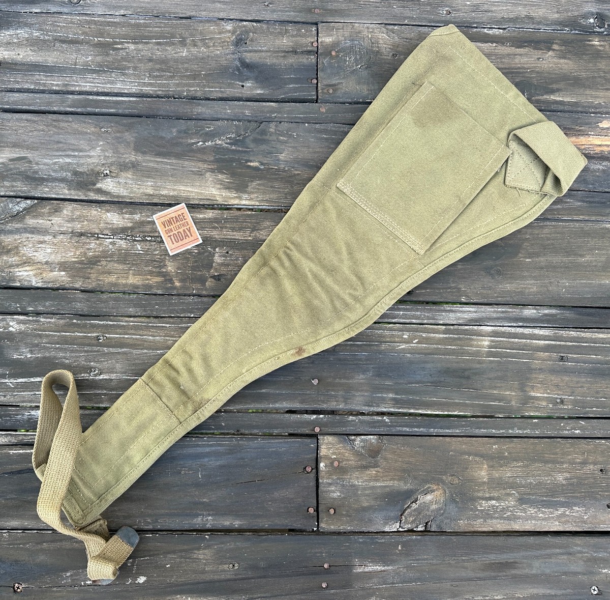 Original WW2 1943 ATLAS AWNING M1A1 Carbine Paratrooper Jump Bag