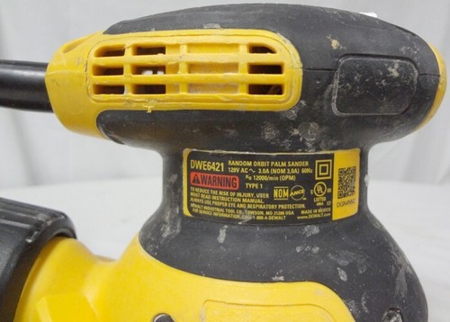 DeWalt DWE6421 Corded Electric 120v 5" 12,000OPM Random Orbit Palm Sander! - Picture 9 of 11
