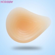 LOT 100g-600g1PCS Spiral Shape Postoperative Silicone False Breast Form Breast