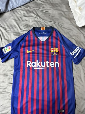 Authentic Lionel Messi Barcelona 18-19 season Jersey Size SMALL | eBay