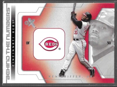 2002 E-X Behind The Numbers Ken Griffey Jr #33 HOF