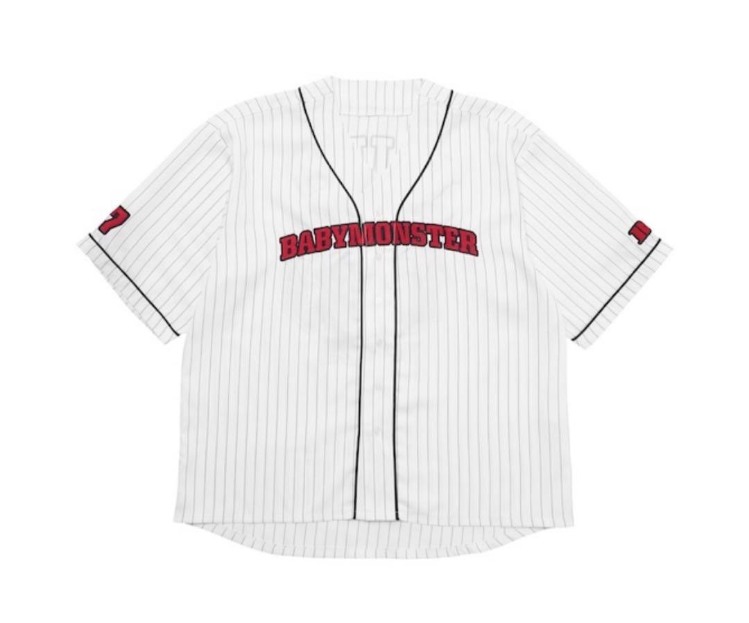 BABYMONSTER PRESENTS SEE YOU THERE M Size Baseball T-shirt White