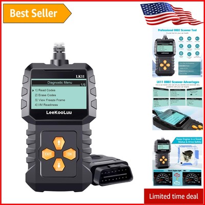 Professional Diagnostic Scanner with 3,000+ Code Definitions & Live Data Access