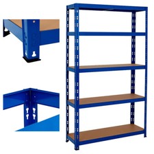GARAGE SHELVES SHELVING 5/4 TIER UNIT RACKING BOLTLESS HEAVY DUTY STORAGE SHELF