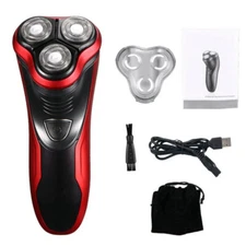 Men's Rotary Waterproof Electric Razor Shaver With Pop-up Trimmer Wet&Dry Razor#