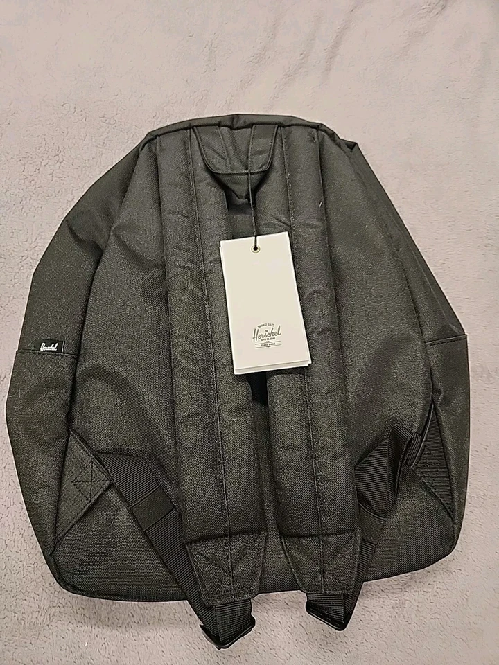 Mochila de día informal Herschel 24,5 L de algodón, negra Foto 2 de 4