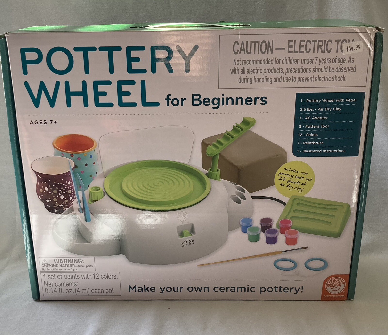 Mindware Pottery Wheel For Beginners Electric Wheel Tools Paint