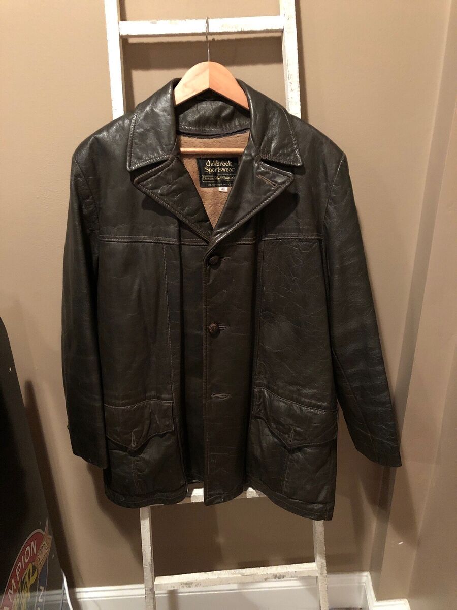Vintage Oakbrook Sportswear Sears Motorcycle Leather Jacket Vintage Oakbrook Sportswear Sears Motorcycle Leather Jacket