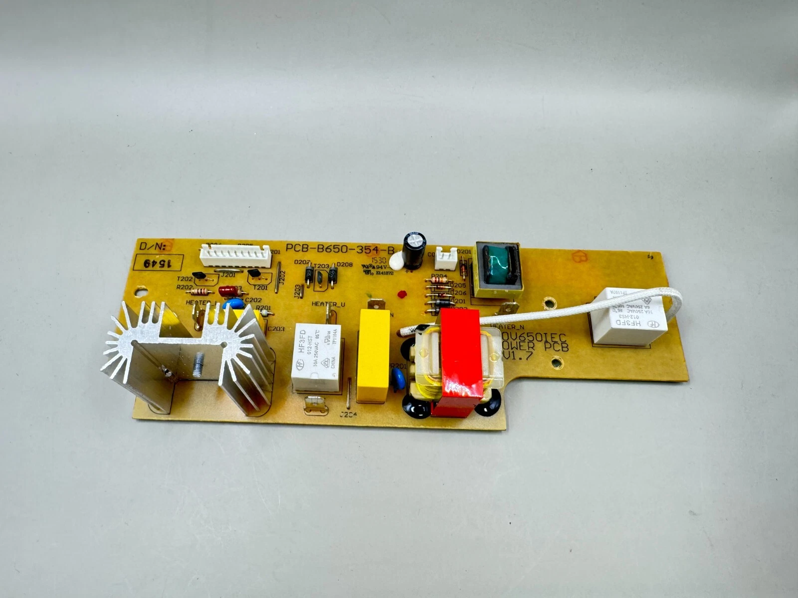 OEM Breville BOV650XL Compact Smart Oven Main Power Circuit Board Replacement