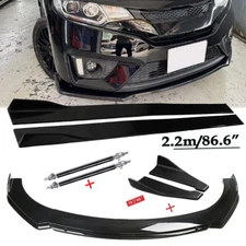 For Honda Fit 2006-20 Front Bumper Lip Spoiler Side Skirts Rear Lip Body Kit