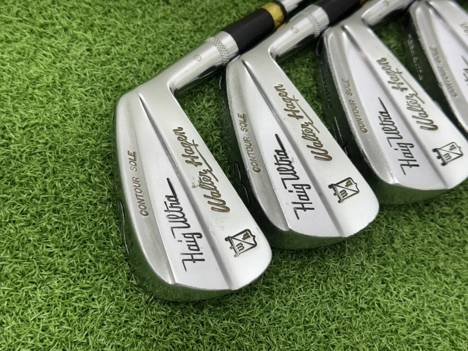 Набор айронов 1960 Walter Hagen Haig Ultra Contour Sole 2-7 сталь для правой руки «A» - Изображение 2 из 4