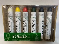 Set of 6 Jack Richeson  Co.  121302 Professional Shiva Matte Oil Paintstiks