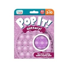 Pop It Chuckle  Roar Fidget and Sensory Game - Glitter Purple. New
