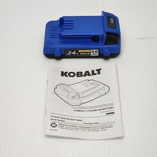 New Genuine Kobalt 24v MAX 2.0 Ah Battery KB-224-03 OEM Open Box Dated 0123