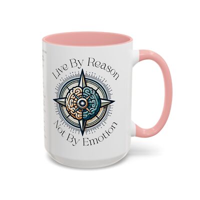 Live by Reason Not by Emotion Stoic Collection Mug 15oz