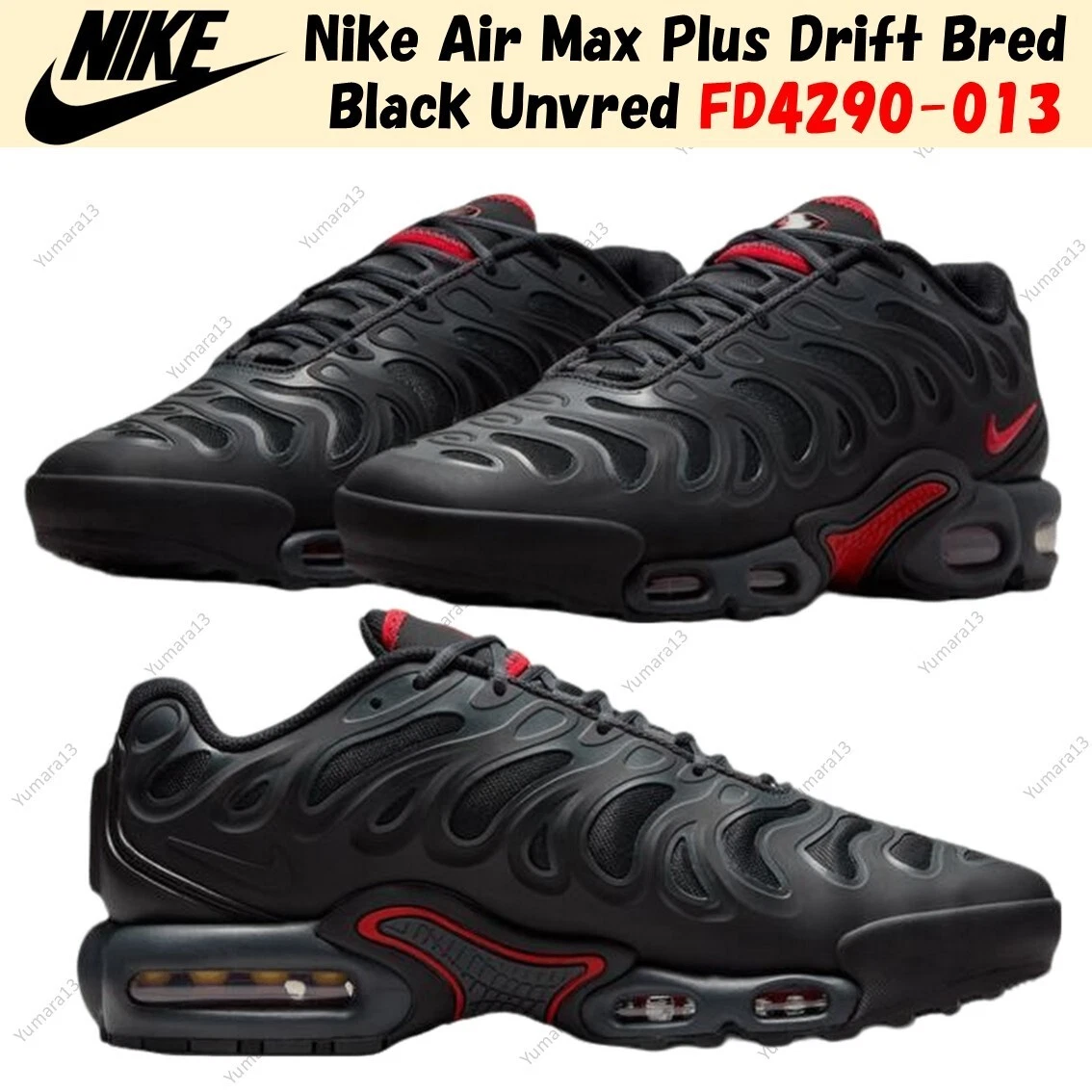 Nike Air Max Plus Black Dark Smoke Grey | eBay