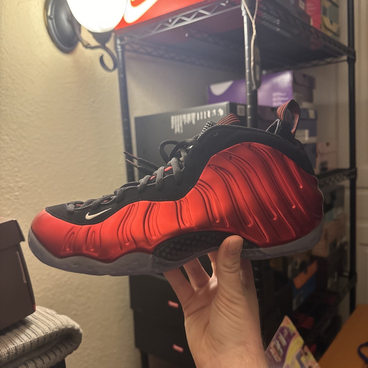 Nike Air Foamposite One 2017 Metallic Red DS Size 10.5 | eBay