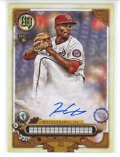 2022 Topps Gypsy Queen Missing Nameplate Auto Josiah Gray RC (Nationals)