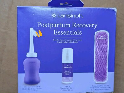 Lansinoh Postpartum Essentials Recovery Bundle, Postpartum Care Kit - Exp: 01/27