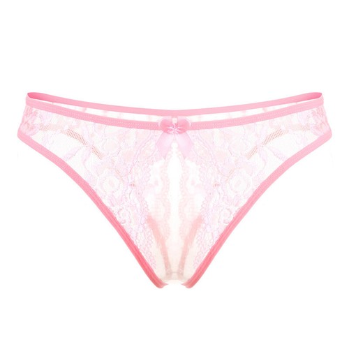 Womens Lace Crothless Briefs Panties Lingerie Open Crotch G-String Underwear - Picture 15 of 15