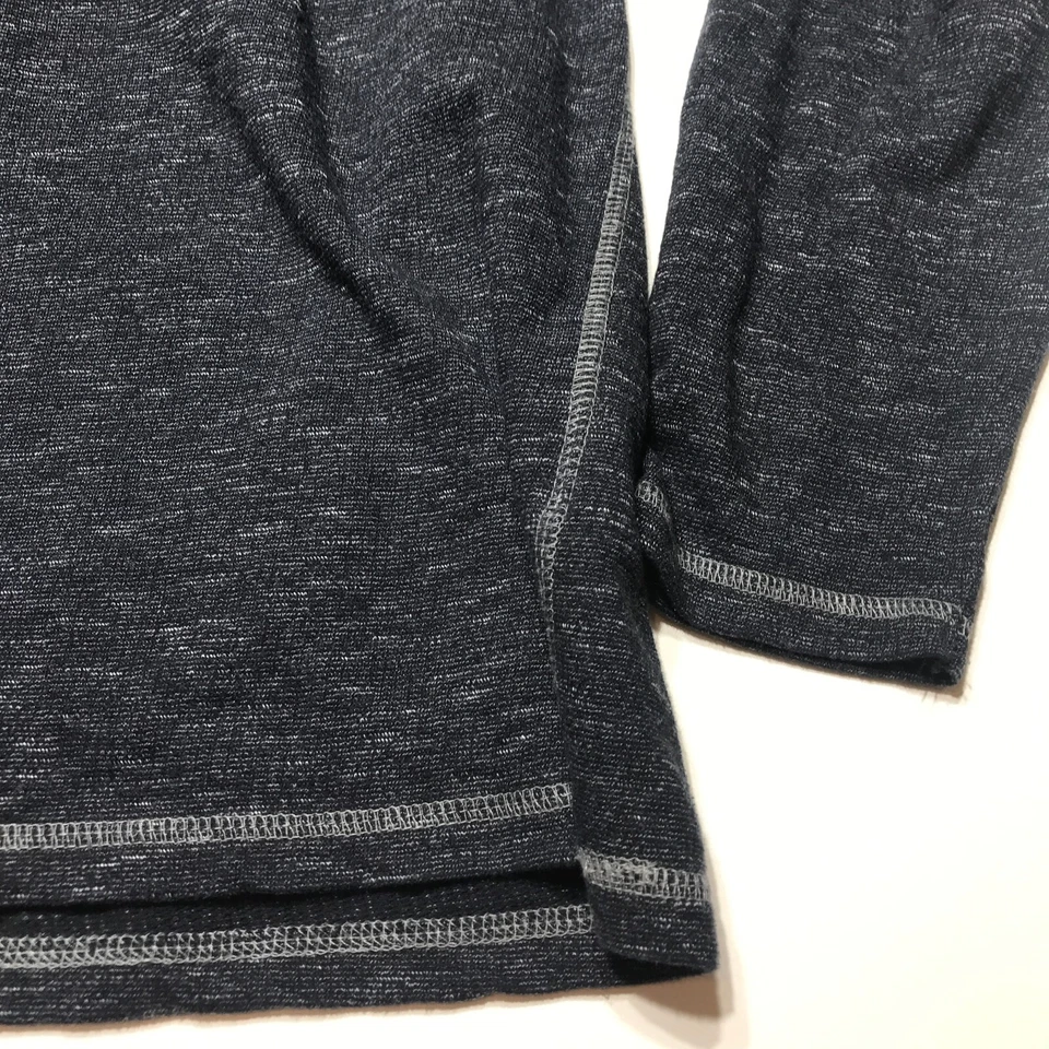 Paper Denim & Cloth Sweater Mens Size L Heather Blue 1/4 zip lightweight pull on - Image 4 of 4