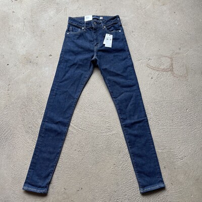 Levis Jeans Womens 26x30 Blue 721 Skinny Denim Pants Selvedge Made Crafted NEW