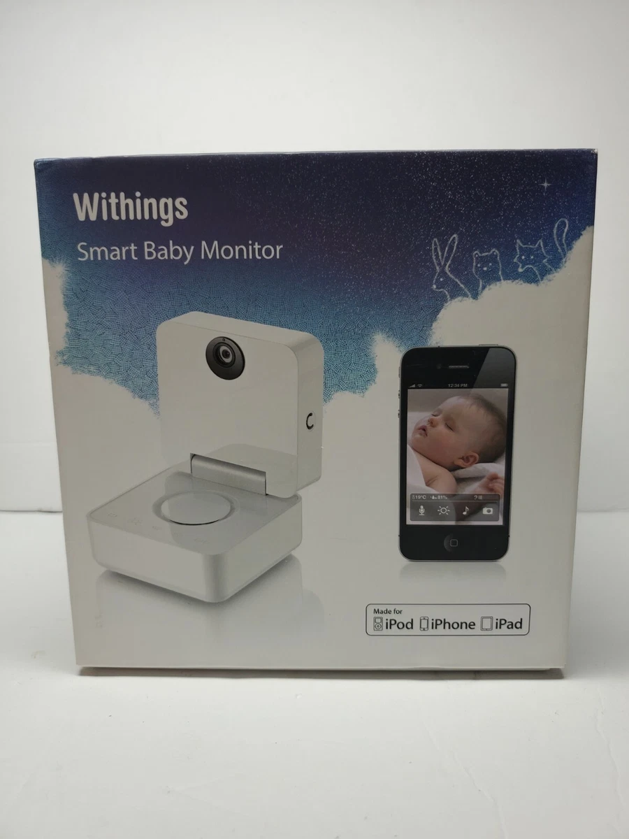 hver dag Afvige Børns dag Withings Smart Baby Monitor Wifi Bluetooth Ethernet For Ipod Iphone Ipad  WBP01 | eBay