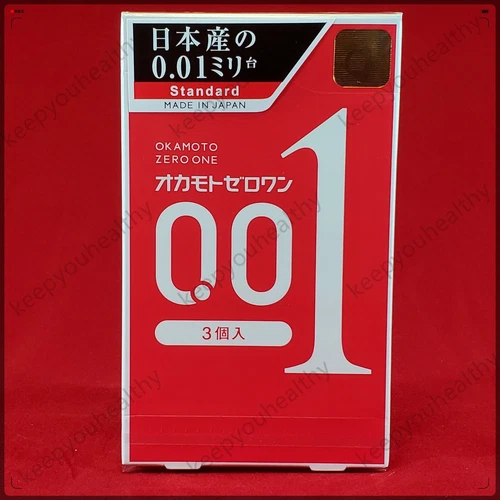 Okamoto 001 0.01 mm Zero Zero One Condom 1box/3pcs Made in Japan