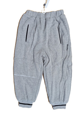 Gr.120 *Neu Jungen Fleece Jogginghose Winter Sport Hose Reflexstreifen