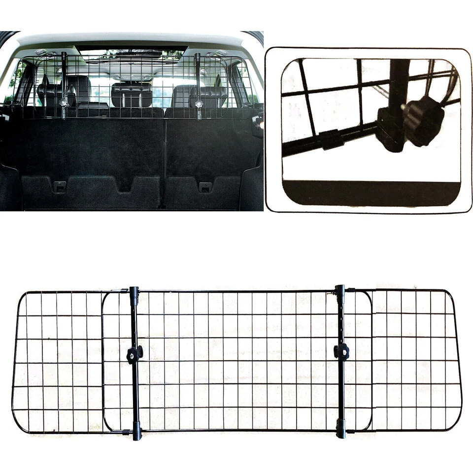 FITS SSANGYONG REXTON TIVOLI - Heavy Duty Adjustable Mesh Dog Guard Pet Barrier - Image 3 of 4