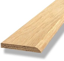Oak Flat Strip Bead Solid (7mm x 45mm) 1 Round Edge