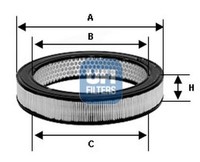 UFI Luftfilter Filtereinsatz FüR Ford Sierra SchräGheck 2.0 1.6 Scorpio I