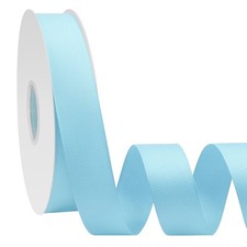 1 inch 50 Yards Light Blue Grosgrain Ribbon for Gift Wrapping Weddings Flower...