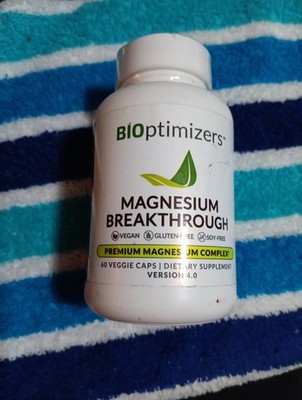 SALE - Bioptimizers Magnesium Breakthrough - Version 4.0 - 60 veggie caps 