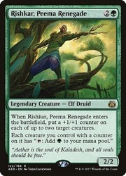 Rishkar, Peema Renegade 122/184 Aether Revolt