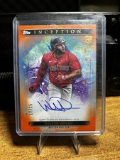 2024 Topps Inception - Emerging Stars Autos Wilyer Abreu Orange /25 Red Sox