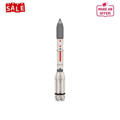 M-Type Carrier Rocket 1:110 Saturn V Scale 794 Parts Construction Toys
