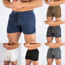 Men's Sports Shorts Gym Training Running Bodybuilding Workout Fitness Pants
