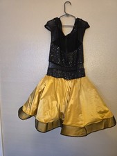 Weissman Black and Gold Dance Custom Costume