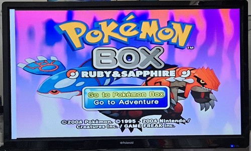 Pokemon Box Ruby Sapphire Nintendo GameCube UK PAL Fully Complete In Box - Picture 16 of 22