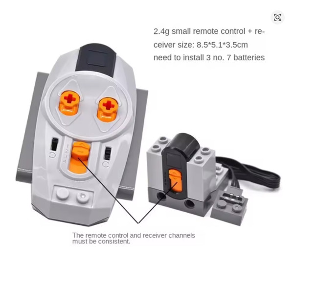 20Pcs Power Functions Technic Battery box remote control receiver motor For Lego