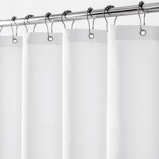 Shower Curtain Liner Waterproof Fabric Hotel Quality with Weighted Magnets
