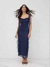 Cider Long Drees Blue Elegant Size L