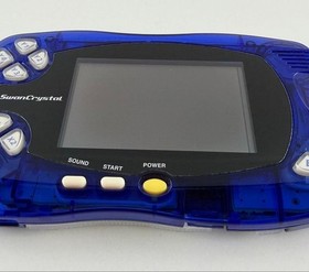 Bandai WonderSwan WS Swan Crystal Console Clear Blue - Japan retro game SCT-001