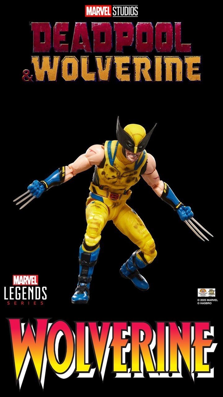 Marvel Legends Deadpool & Wolverine 15cm Wolverine action figure by Hasbro
