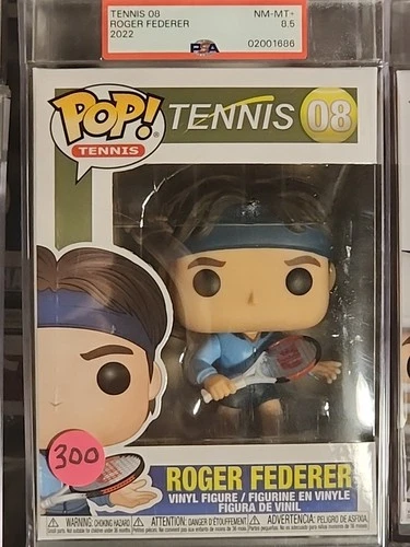 Roger Federer Funko Pop 08 PSA 8.5 Rare Pop Tennis 2022