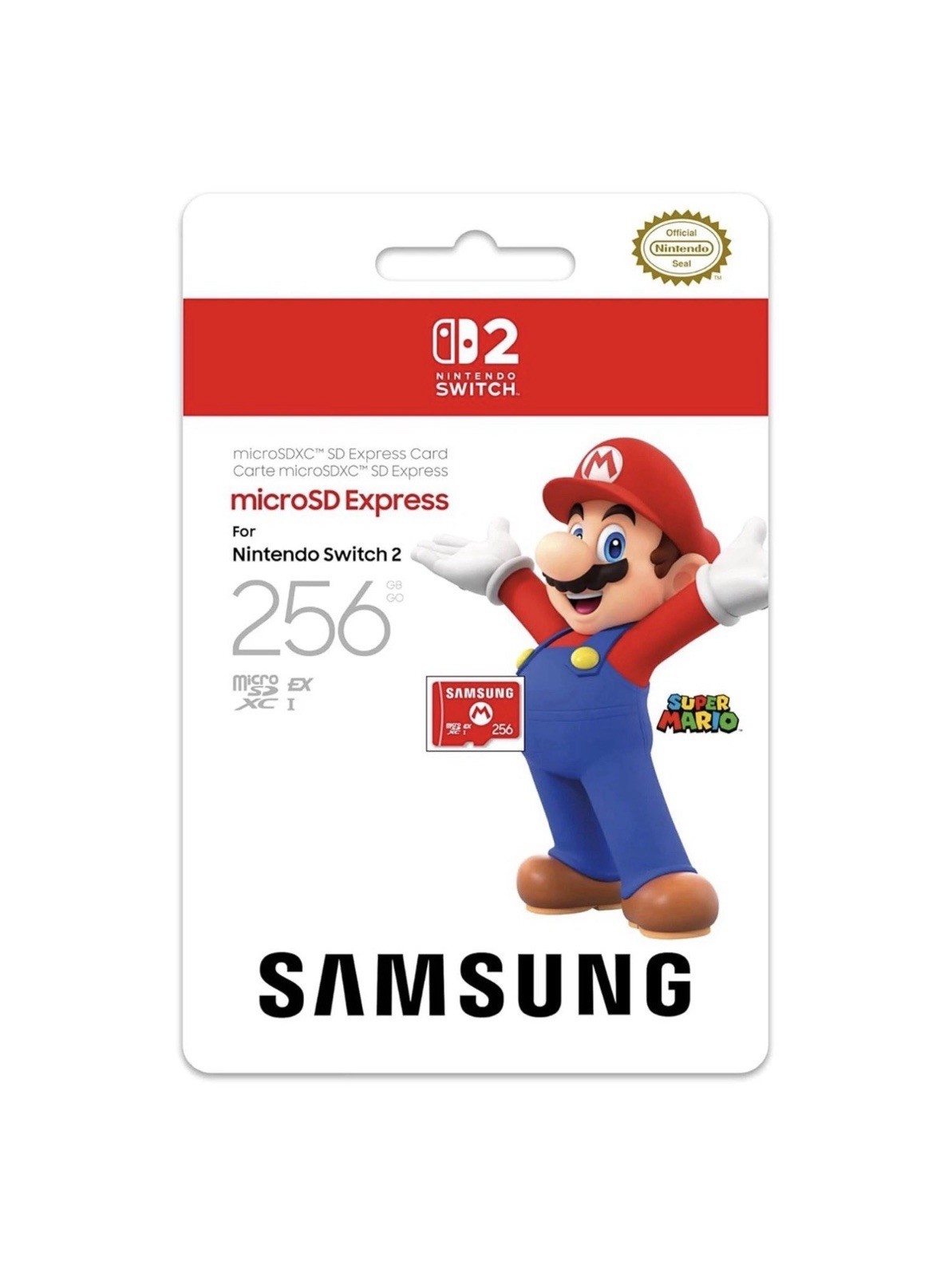 Nintendo Switch 2 SD Card 256GB Samsung microSD Express Card Gaming Genuine