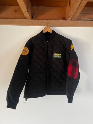 Filson Quilted Jacket Elm Patch, Reversible, Ribbed Collar & Cuffs Excellent