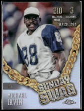 2024 Topps Chrome #SS-12 Michael Irvin Sunday Swag